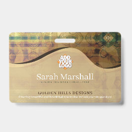 Crachá Placa de Identificação Colinas Douradas Rolantes