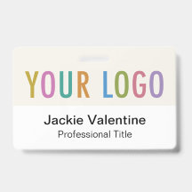 Placa de Identificação de PVC Logotipo Horizontal