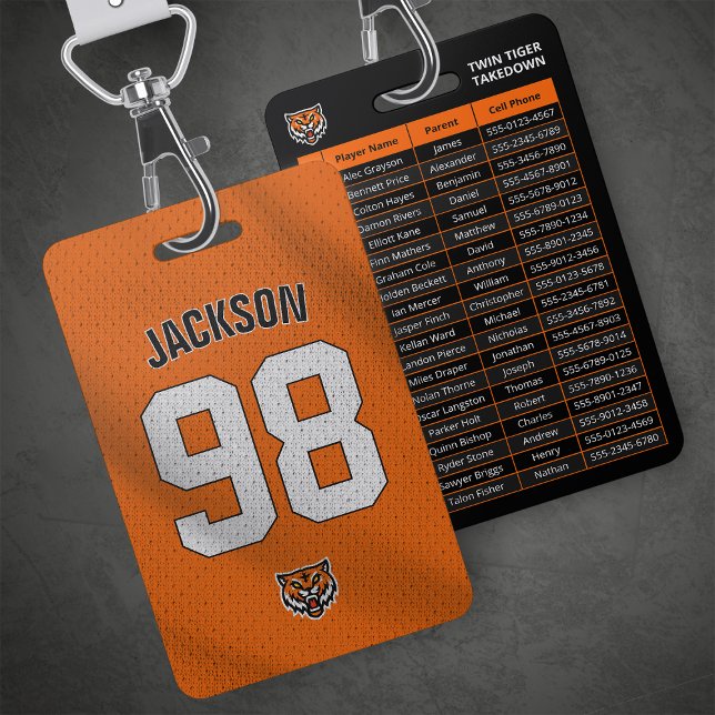 Crachá Placa de identificação personalizada da equipe do  (Criador carregado)