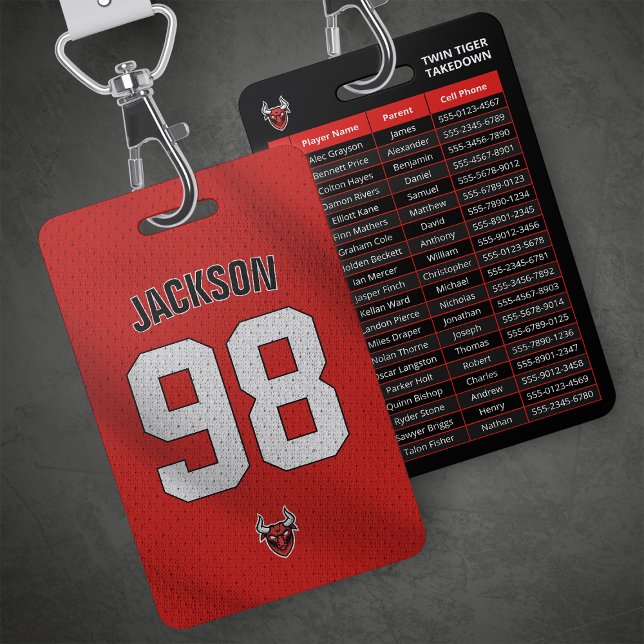 Crachá Placa de identificação personalizada da equipe do  (Criador carregado)