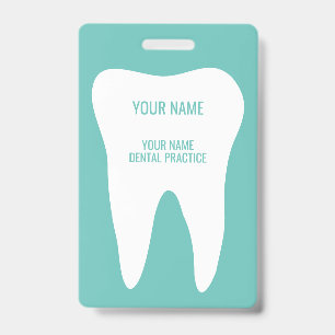 Crachá Placas de identificação de consultório dentário co