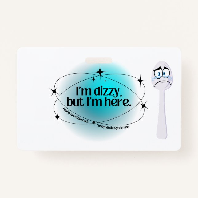 Crachá POTES estou tonto, mas estou aqui (Frente)