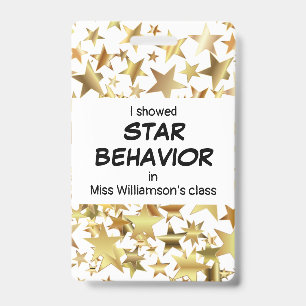 Crachá Prêmio de Pupilas de BEHAVIOR STAR