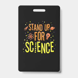 Crachá Presente cientista   Prepare-Se Para A Ciência