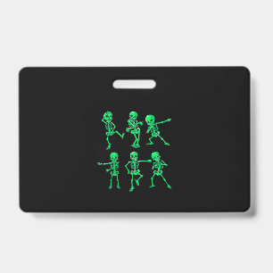 Crachá Presente Dança  Presente de Dança de Esqueletos de