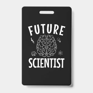 Crachá Presente de Aniversário   Futuro Cientista