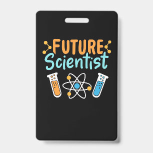 Crachá Presente de Cientista Futuro Cientista