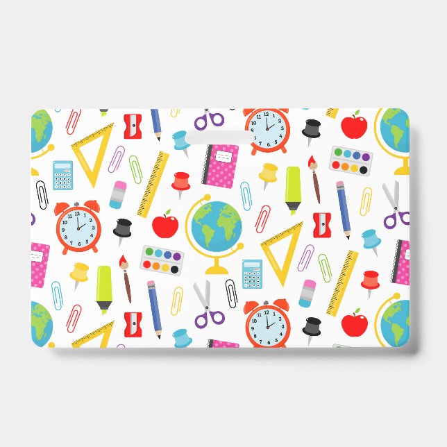 Crachá Presente de Professor | Só Posso Fazê-los Pensar (Frente)