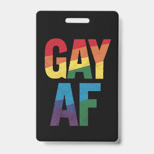 Crachá Presente Orgulho Gay Orgulho LGBT AF Mês do Orgulh
