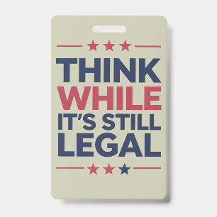 Crachá Presente Republicano Ainda Legal Para Pensar 