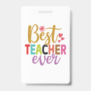 Crachá Presentes Professor Melhor Professor de Todos