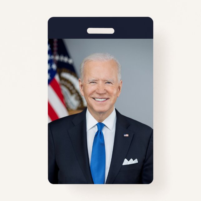 Crachá President Joe Biden White House Portrait   Badge (Frente)