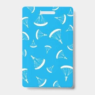 Crachá professor de paraquedismo Passagem Hall cores da e