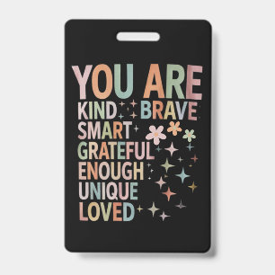 Crachá Professor Motivational First Day Back to School