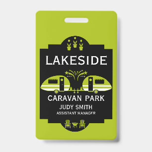 Crachá Promoção de Camping de Caravana