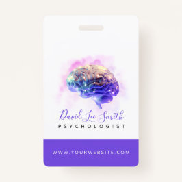 Crachá psicólogo/neurologista