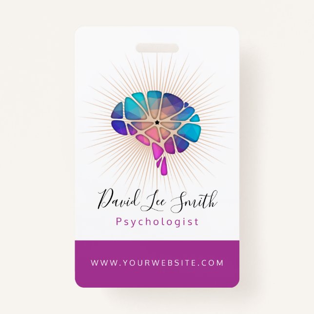 Crachá Psicólogo / Neurologista (Frente)