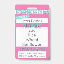 Pulseira de Alerta Médico para Alergia Alimentar I