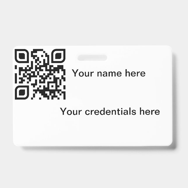Crachá Qr (Frente)