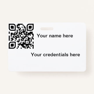 Crachá Qr