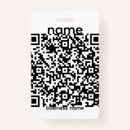 Crachá QR Code Badge