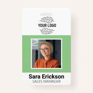 Crachá QR de Funcionário de Cartão de Identificação Moder