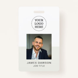 Crachá QR de ID de foto de funcionário profissional de Ci