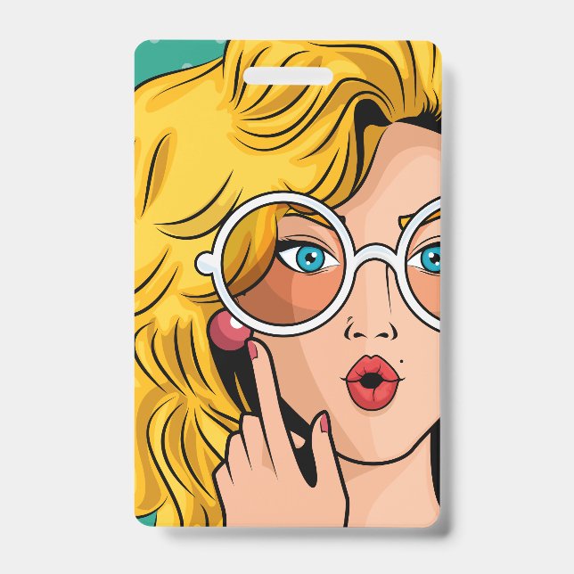 Crachá Rapariga #1 (Front)