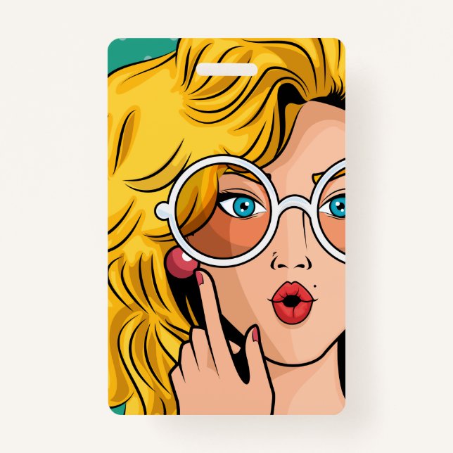 Crachá Rapariga #1 (Frente)