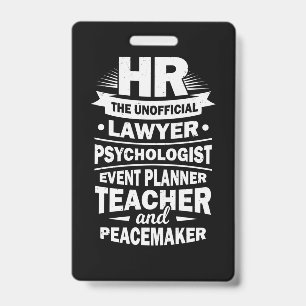 Crachá Recursos humanos orgulhosos