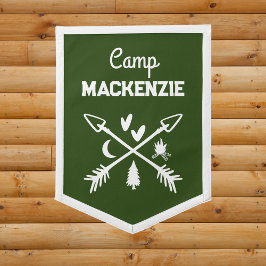 Crachá Retro Acampamento Solteira Personalizado Ve