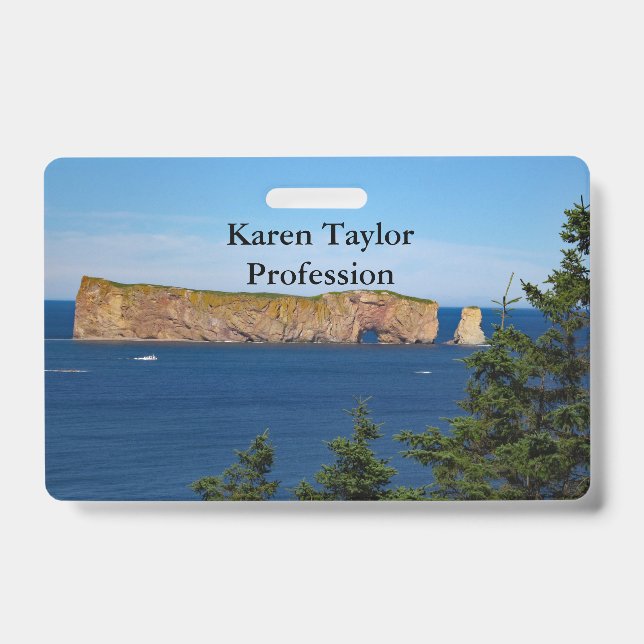 Crachá Roche Percé no Golfo de São Lourenço (Frente)