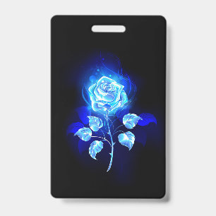 Crachá Rosa Azul Ardente