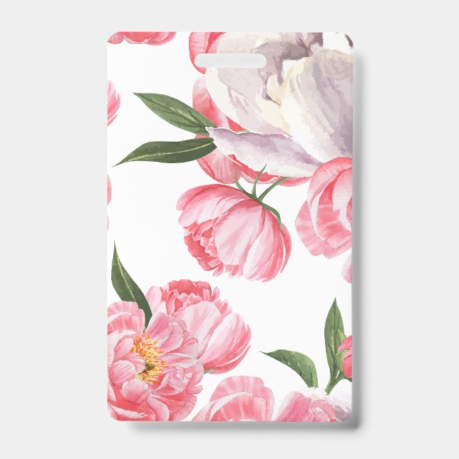 Crachá Rosas Bonitas (Frente)