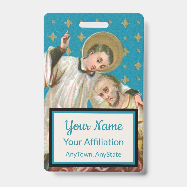 Crachá Rua Aloysius Gonzaga & Plague Victim (Estilo 2; M0 (Front)