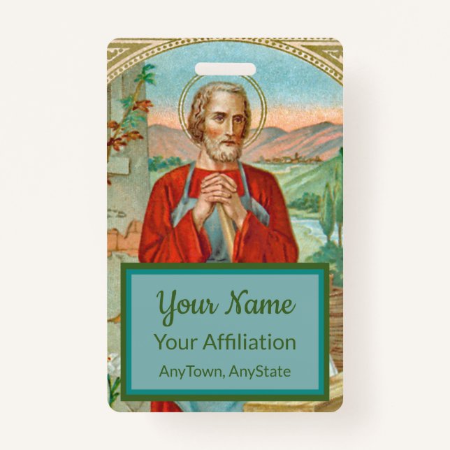 Crachá Rua. Joseph, o Trabalhador (BK 31) (Frente)