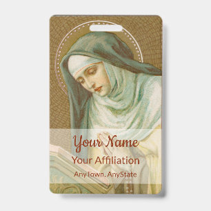 Crachá Rua. Mary Magdalene de Pazzi (JM 45) (Estilo 1)