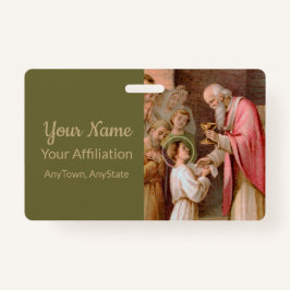 Crachá Rua. Tarcisius recebendo o Eucarista (BL 02)