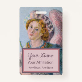 Crachá Ruas. Gabriel o Arcanjo (pormenores; M 017)