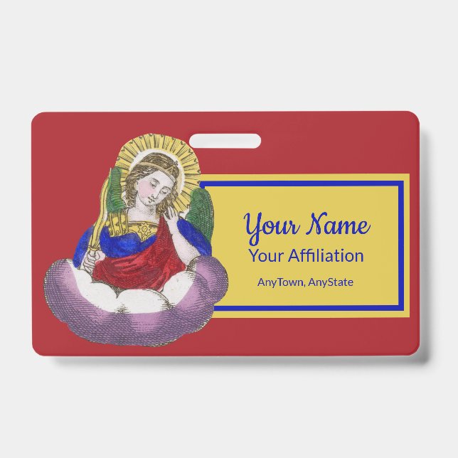 Crachá Ruas. Michael the Arcanel (M 009; Estilo 2) (Frente)