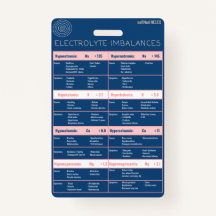 Saco de Referência Rápida de Desequilíbrios Eletro