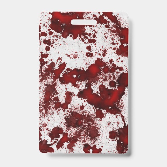 Crachá Salpico de Sangue Caído (Frente)