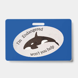 Crachá Salve as Baleias