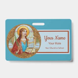 Crachá Santa Cecília de Roma (BK 003)