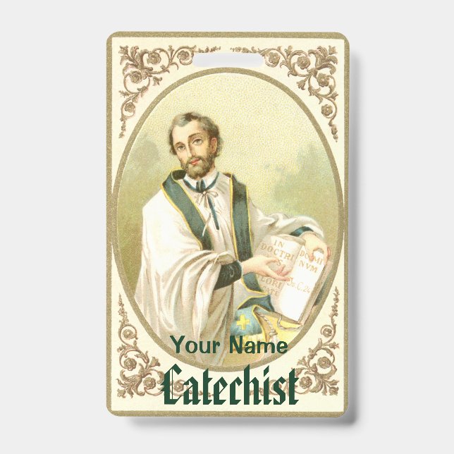 Crachá Santo César de Bus (SLE 001) (Frente)