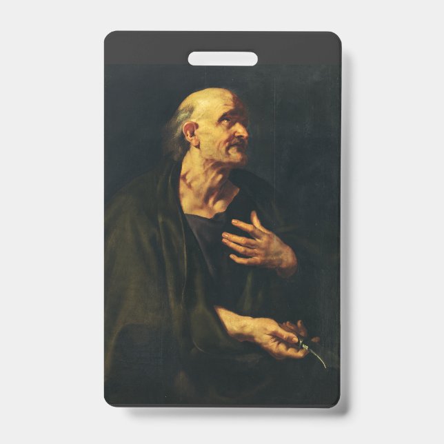 Crachá São Bartolomeu por Peter Paul Rubens (Frente)
