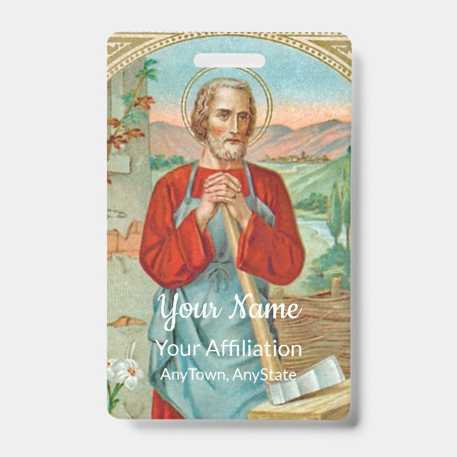 Crachá São José do Trabalhador (BK 31) (Frente)