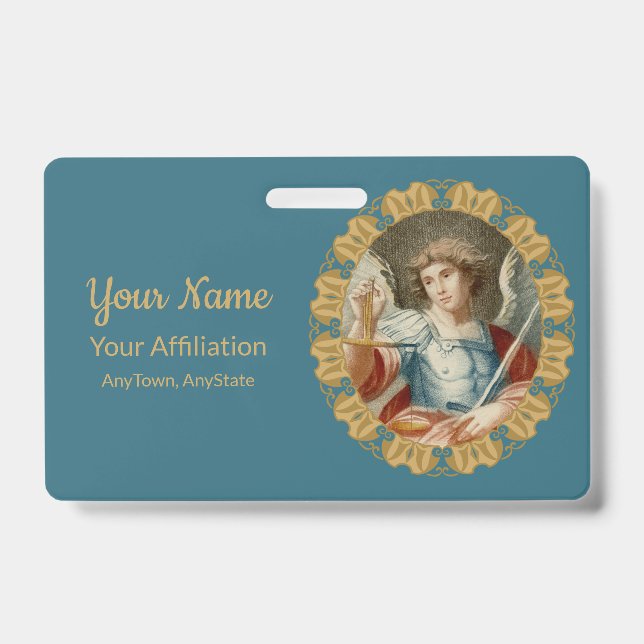 Crachá São Miguel Arcanjo (M 010) (Frente)