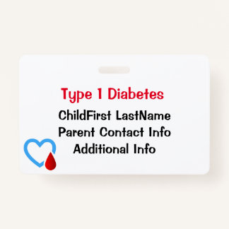 Crachá Sensibilização para a Diabetes de Emergência Médic