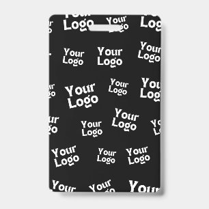 Crachá Seu logotipo de design ou negócios Posicionament